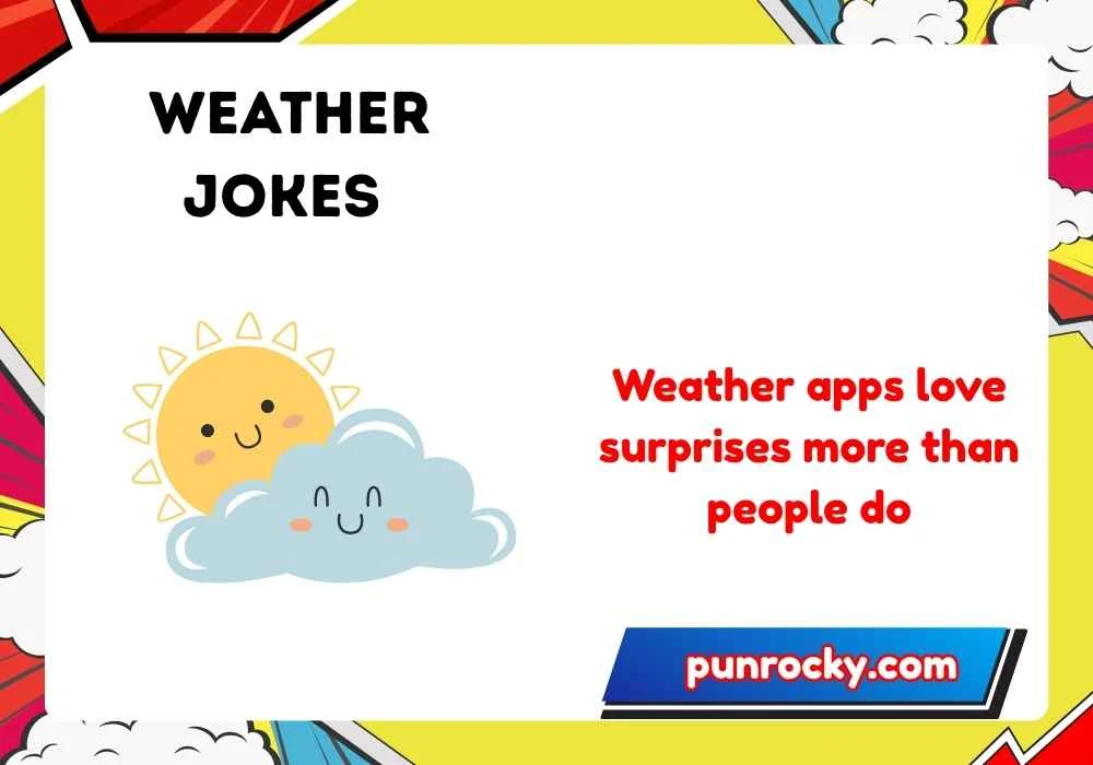 Jokes about weather predictions
