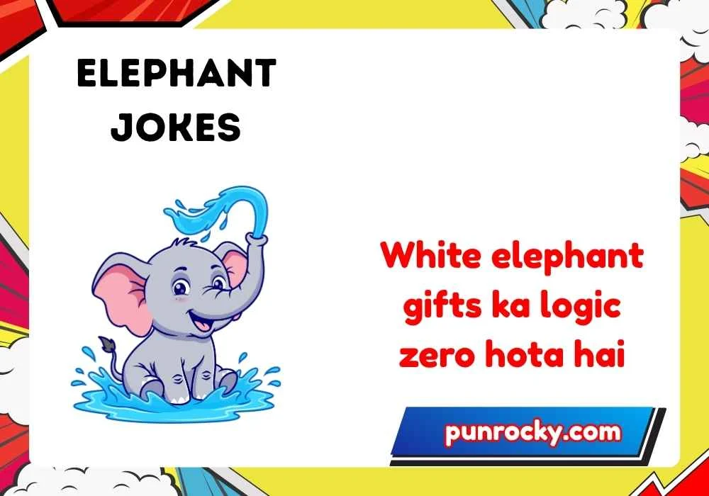White elephant jokes