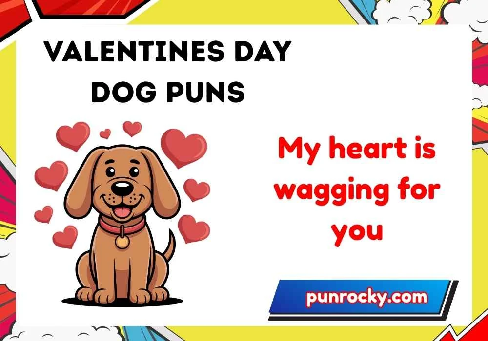 valentines day dog puns